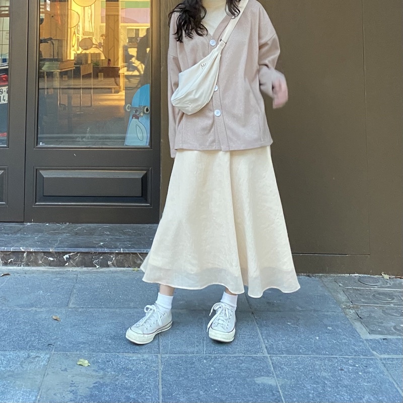 Chân Váy “Layer Skirt” Freesize Cạp Sau Chun