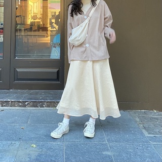 Chân Váy “Layer Skirt” Freesize Cạp Sau Chun