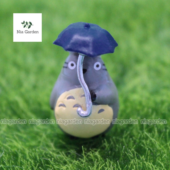 Totoro tiểu cảnh mô hình mini trang trí vườn chậu cây terrarium hồ cá Nia Garden N5