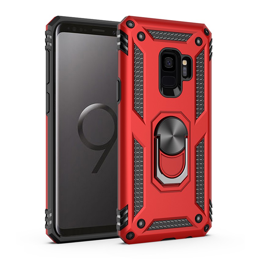 Ốp điện thoại từ tính có nhẫn đeo ngón tay cho Samsung S9 J8 A6 A8 J6 Plus 2018 | BigBuy360 - bigbuy360.vn