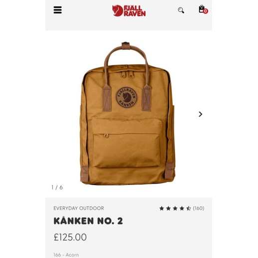 Balo Kanken No2 - Original- Size M - Fit Lap 14in