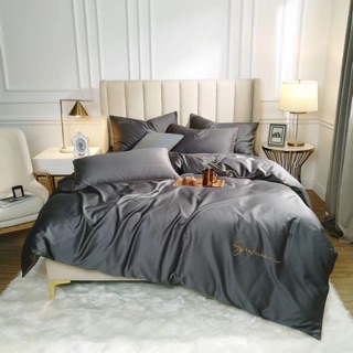 Bộ chăn ga gối lụa tencel sumoi set 4 món xả toàn bộ