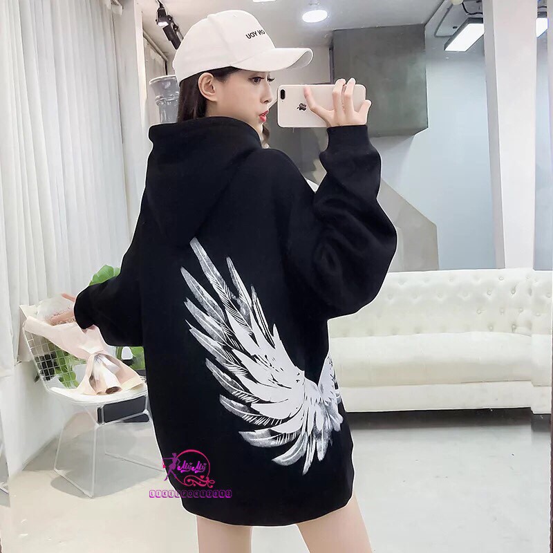 [FreeShip] ÁO HOODIE NỈ ĐẸP NAM NỮ HD125 (Đôi Cánh Thiên Thần) | BigBuy360 - bigbuy360.vn