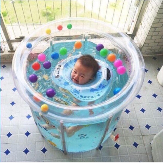 Bể bơi thành cao loại dày cho bé SASA
