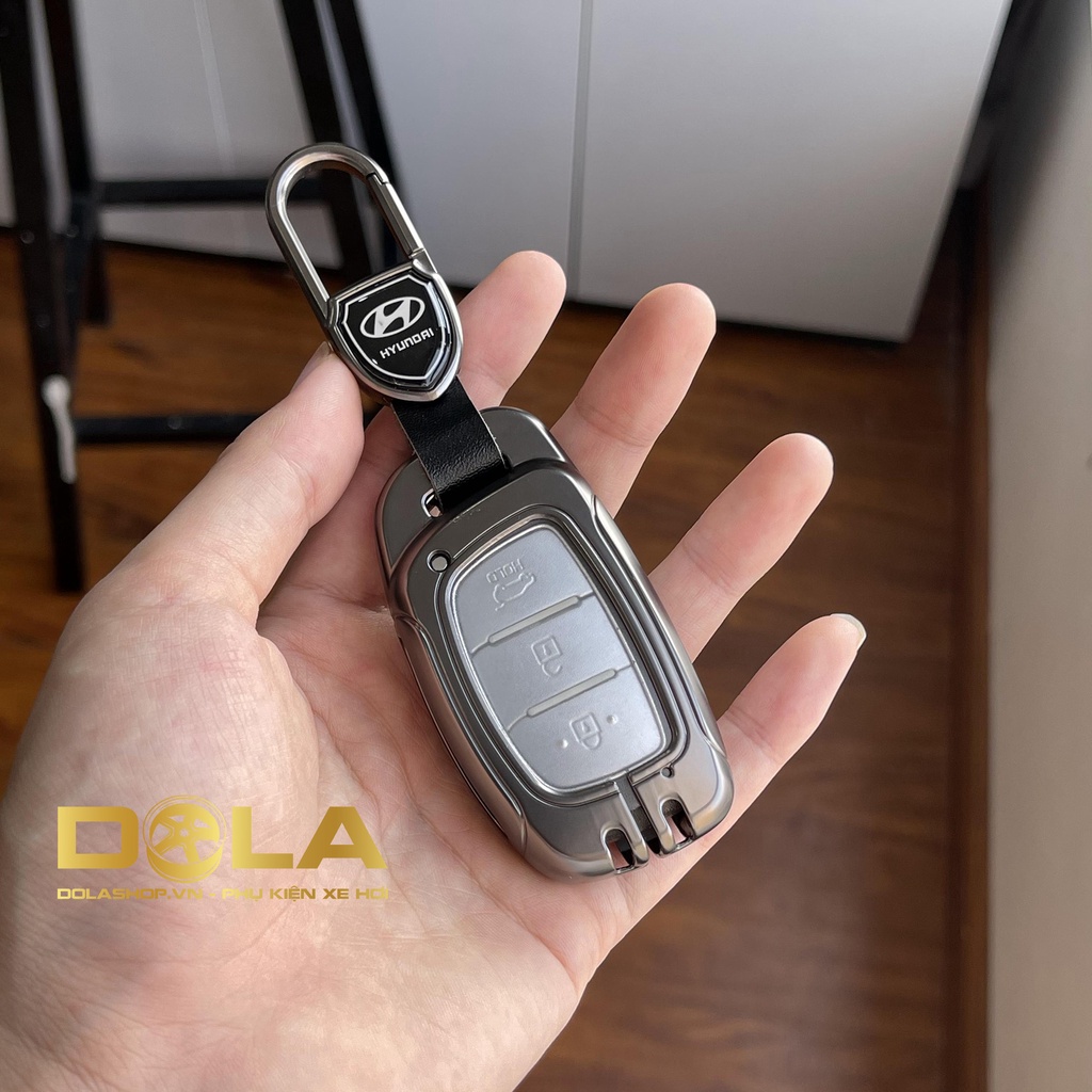 Vỏ ốp chìa khoá xe hơi - Bọc chìa ô tô Huyndai Tucson, i10, Elantra M07-A1 dolashop