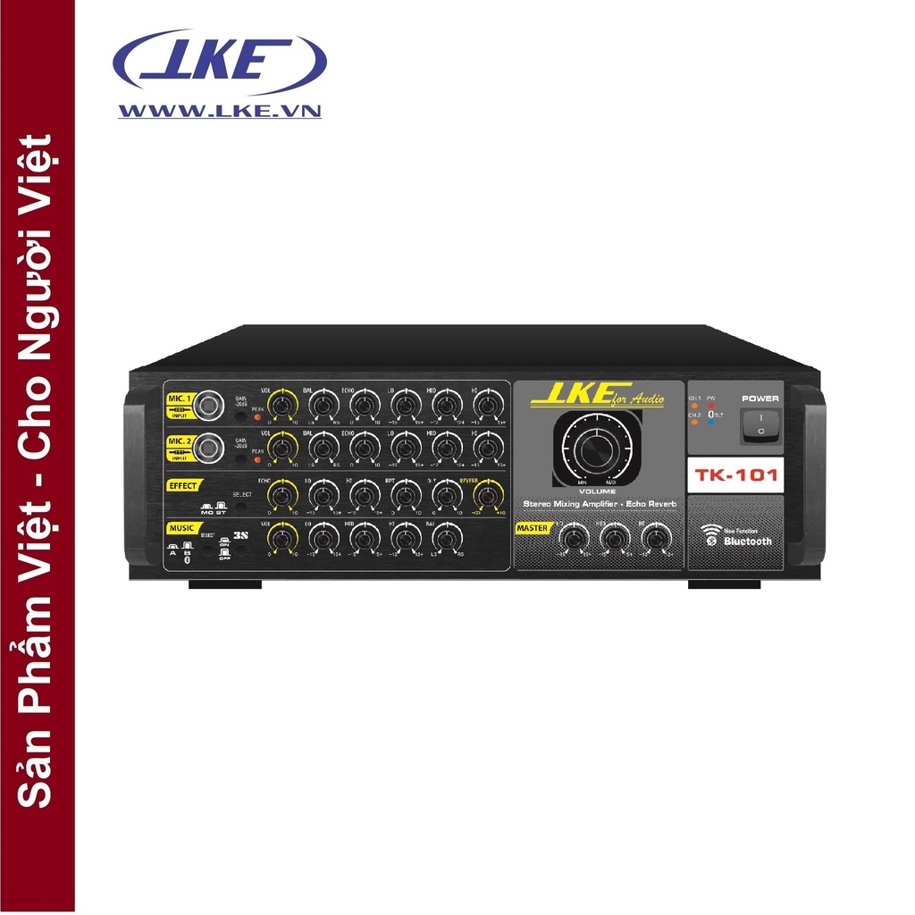 Mặt Nhôm ampli TK-101 LKE