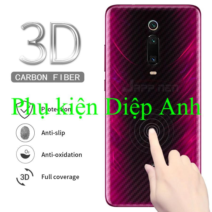 Xiaomi k20 / K20 Pro | Miếng dán mặt lưng carbon