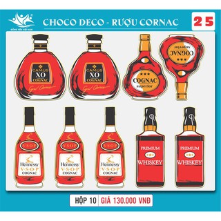 💠Khuôn socola in hình chai rượu XO💠
