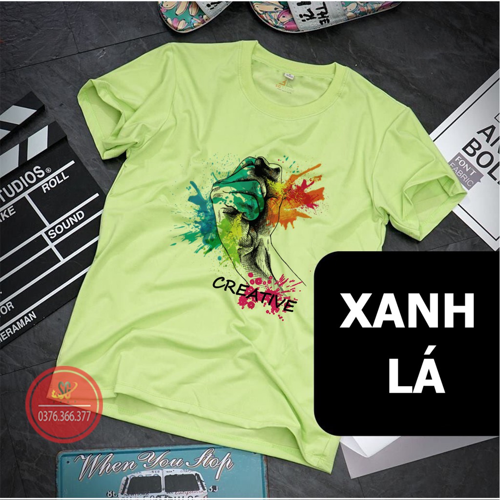 Áo thun hội nhóm CREATIVE độc đáo phông unisex nam nữ thun cotton mềm mịn nhiều màu ANL1002 | DONGPHUCSG