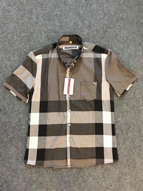 Xả áo sơ mi cộc tay BBR 80 cotton siêu rẻ | BigBuy360 - bigbuy360.vn