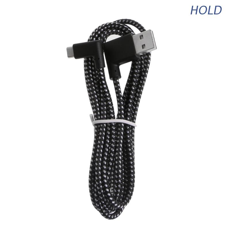 Dây Cáp Sạc Và Truyền Dữ Liệu Micro USB Đầu Vuông Góc Vuông Bằng Nylon Cho Điện Thoại Android