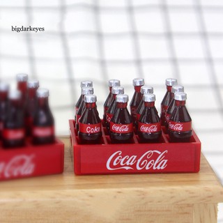 Set 12 Chai Coca Cola Đồ Chơi Cho Bé
