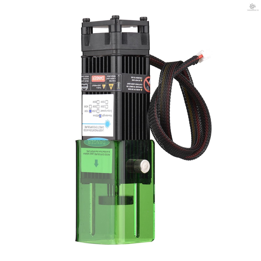 CCCC Mô Đun Điều Chỉnh Tốc Độ 450nm 10W Có Vỏ Bảo Vệ Cho Máy Khắc Laser Tốc Độ Cao