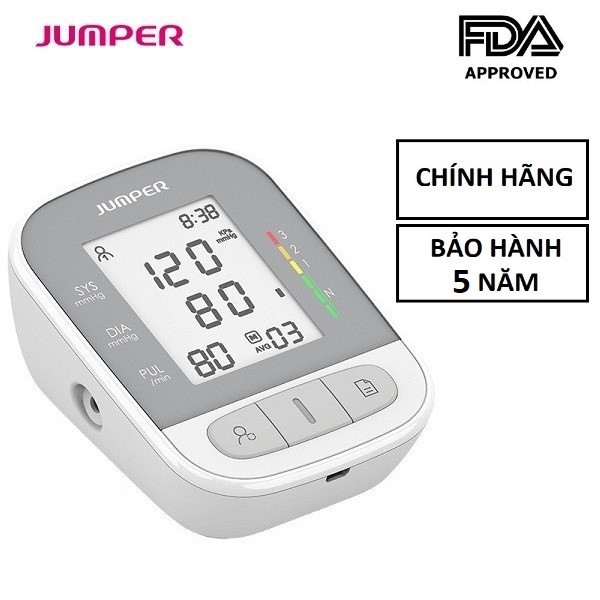 Máy đo huyết áp bắp tay Jumper JPD-HA210 (FDA Hoa Kỳ + Xuất USA)