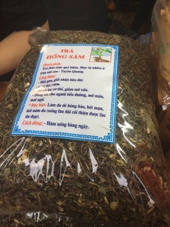 Trà hồng sâm [ Loại Thượng Hạng Cao Cấp ] Túi lớn