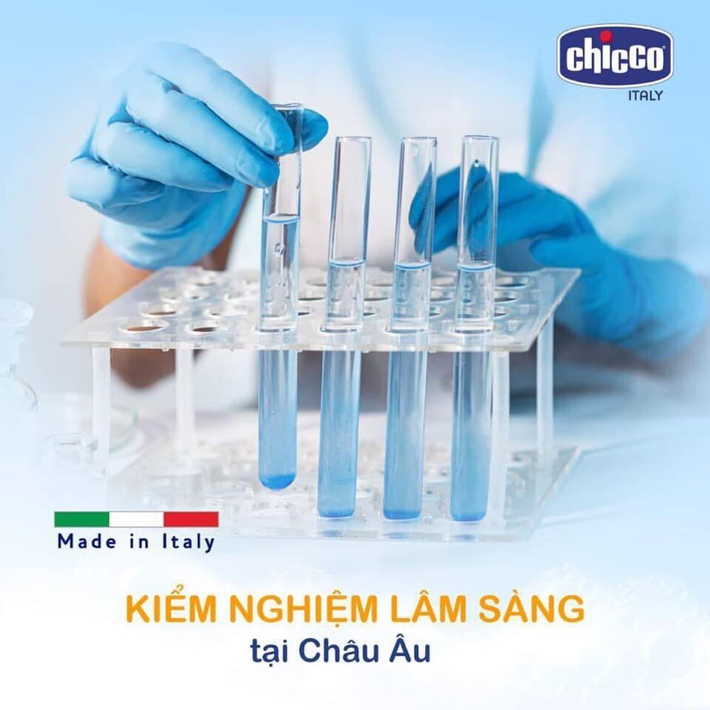 NƯỚC GIẶT CHICCO KHÁNG KHUẨN &amp; NƯỚC XẢ CHICCO CHO DA NHẠY CẢM 0M+