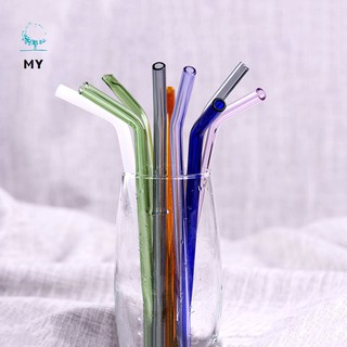 Ống Hút Thủy Tinh 8mm 18cm Dùng Nhiều Lần