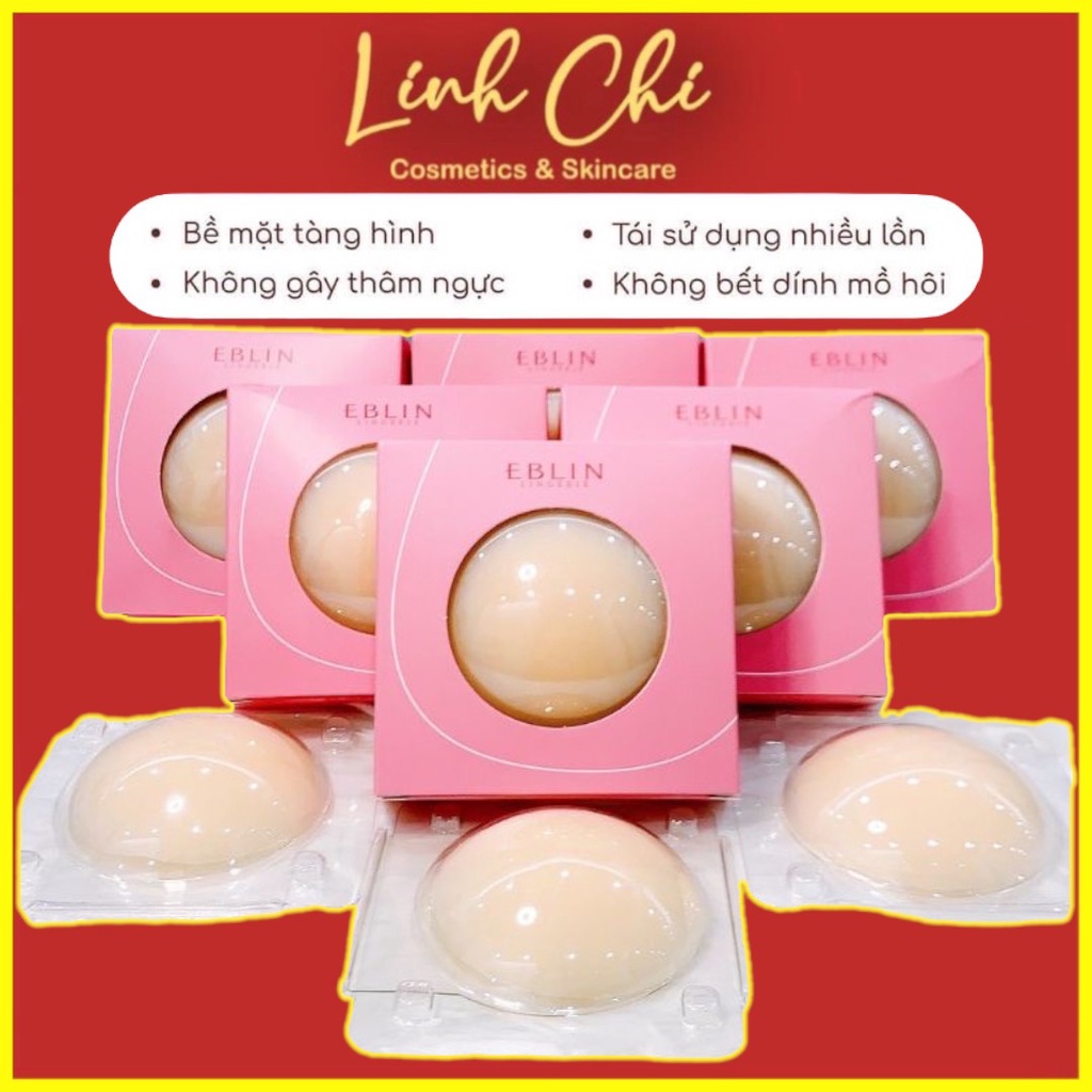 Miếng Dán Ngực Silicon Nhiệt Tự Thân EBLIN Dán Ti Siêu Mỏng Ôm Khít