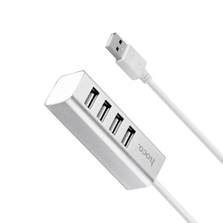 Bộ hub chia 4 cổng usb Hoco HB1 - truyền tải dữ liệu nhanh - sạc cùng lúc nhiều thiết bị