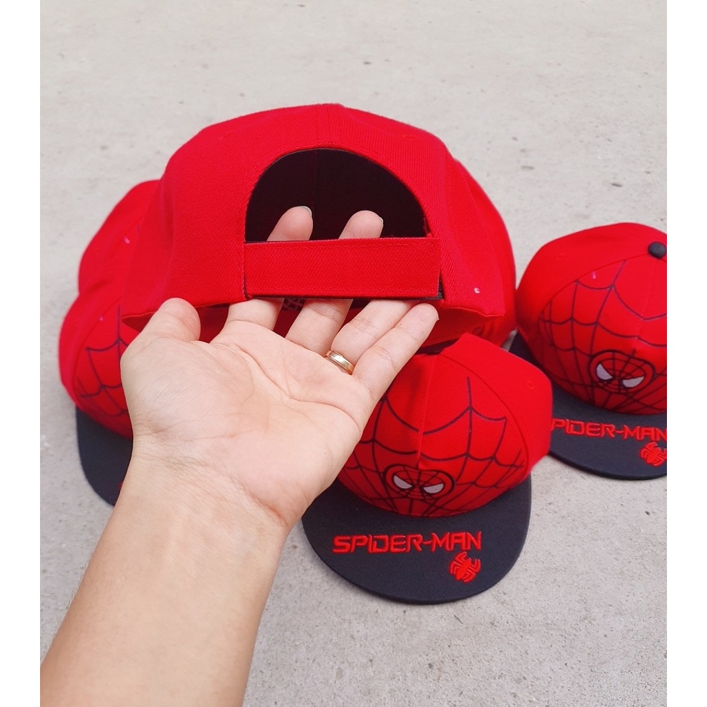 Mũ hiphop spiderman cho bé 3-10 Tuổi