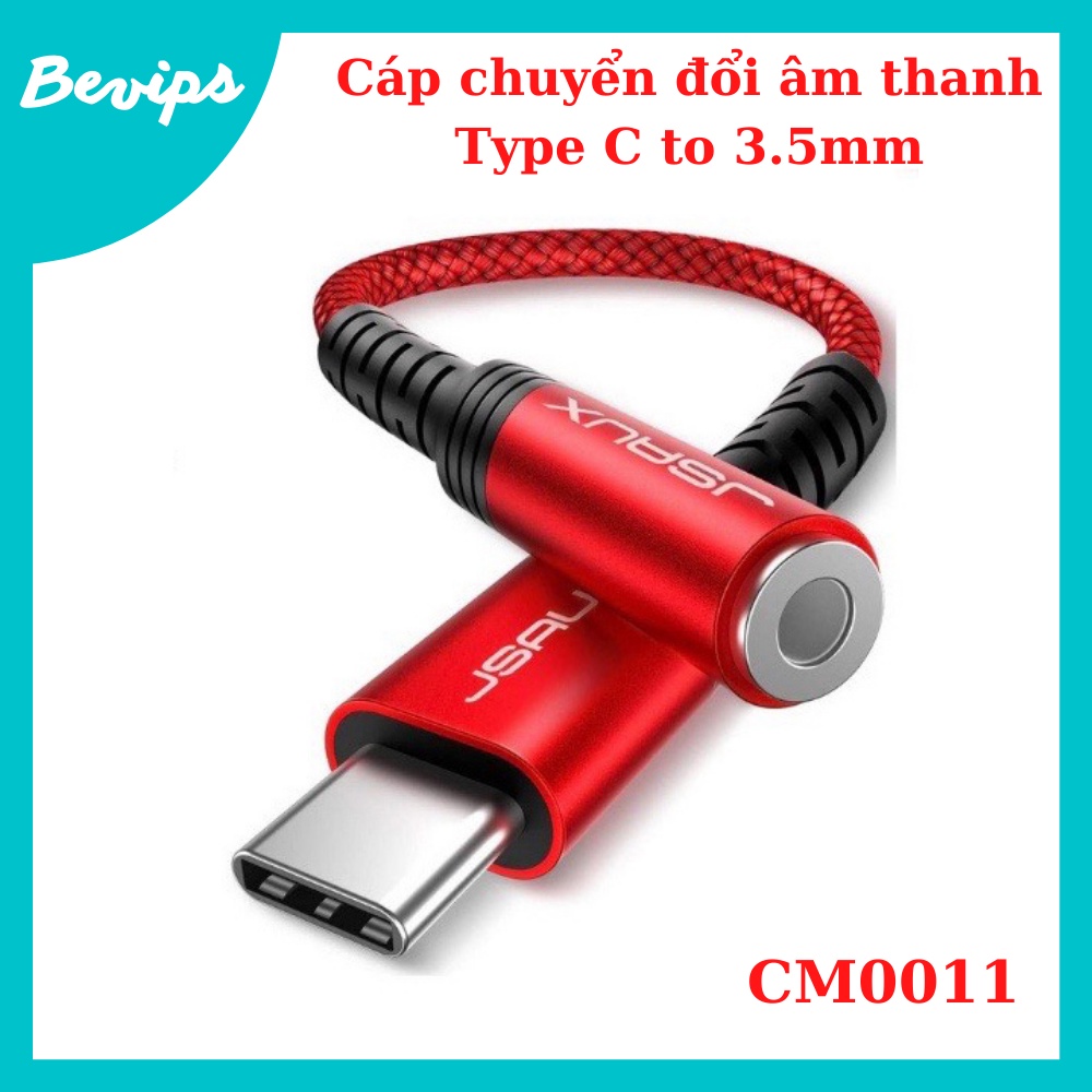 Cáp chuyển đổi âm thanh từ Type C sang giắc cắm tai nghe 3.5mm dành cho Laptop điện thoại Iphone, Ipad, Xiaomi, Huwei...