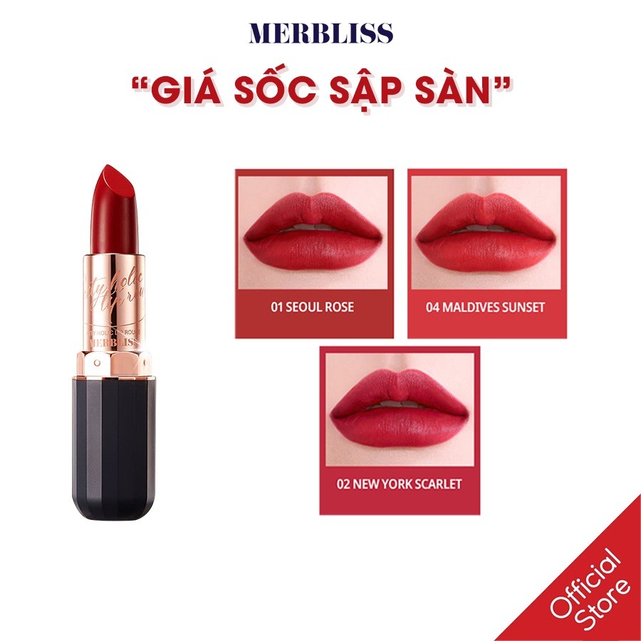 [GIFT] Son Lì Merbliss City Holic Lip Rouge - Matte 3.1g