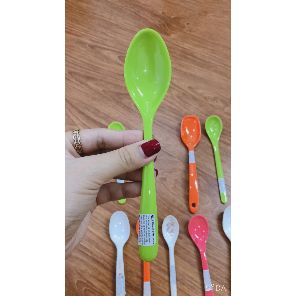 Thìa ăn dặm nhựa fip GB baby Hàn Quốc an toàn cho bé