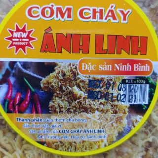 ăn vặt 2 gói cơm cháy xấy giòn cực ngon đặc sản Ninh Bình
