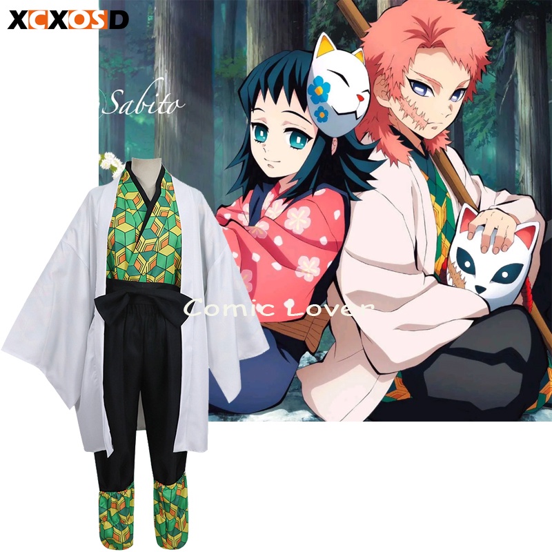 Bộ Đồ Kimono Hóa Trang Nhân Vật Sabito Phong Cách Nhật Bản Mới