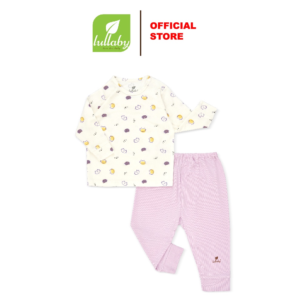 LULLABY - Bộ quần áo cài vai dài tay NH460M