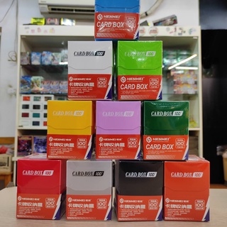 Phụ kiện thẻ bài yugioh, vanguard, pokemon - hộp đựng bài henwei 100+, chứa tới 100 lá bài