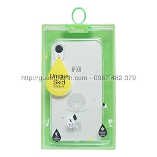 Ốp lưng iphone xr dẻo oucase bền màu, trong suốt