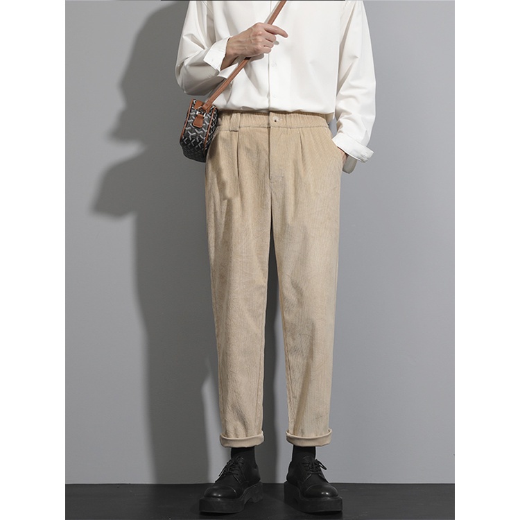 Quần Baggy Nhung Tăm Hàn Quốc Chất Nhung Tăm Phong Cách Trẻ Trung, Năng Động  Q41