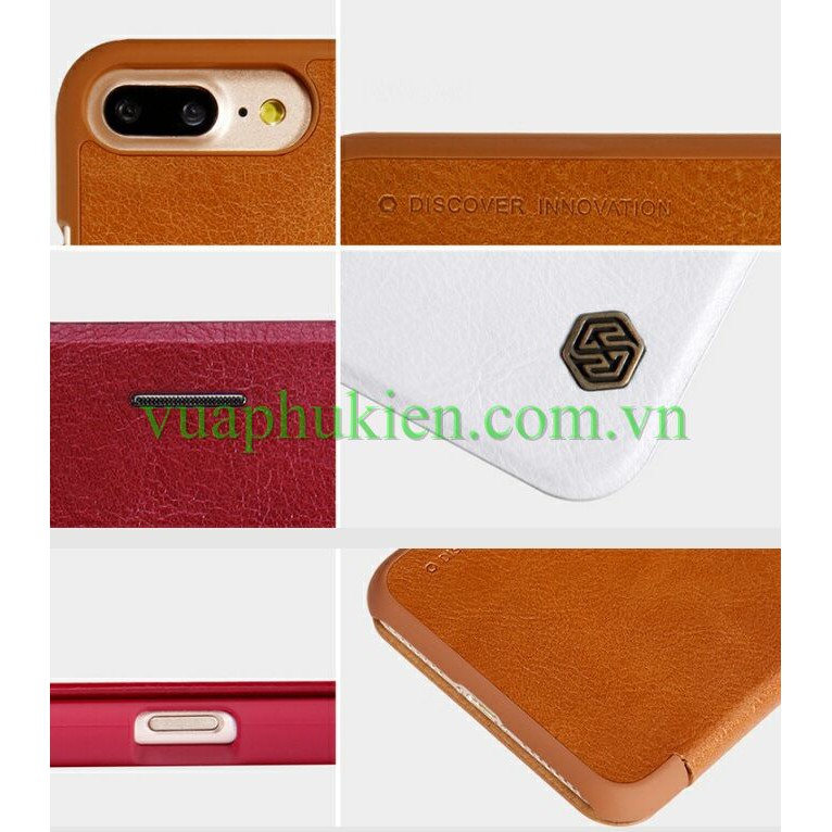 Bao da Nillkin QIN cho iPhone 6/6S, iPhone 6 Plus/6S Plus, iPhone 7/8, iPhone 7 Plus/8 Plus có ngăn đựng thẻ, da cao cấp