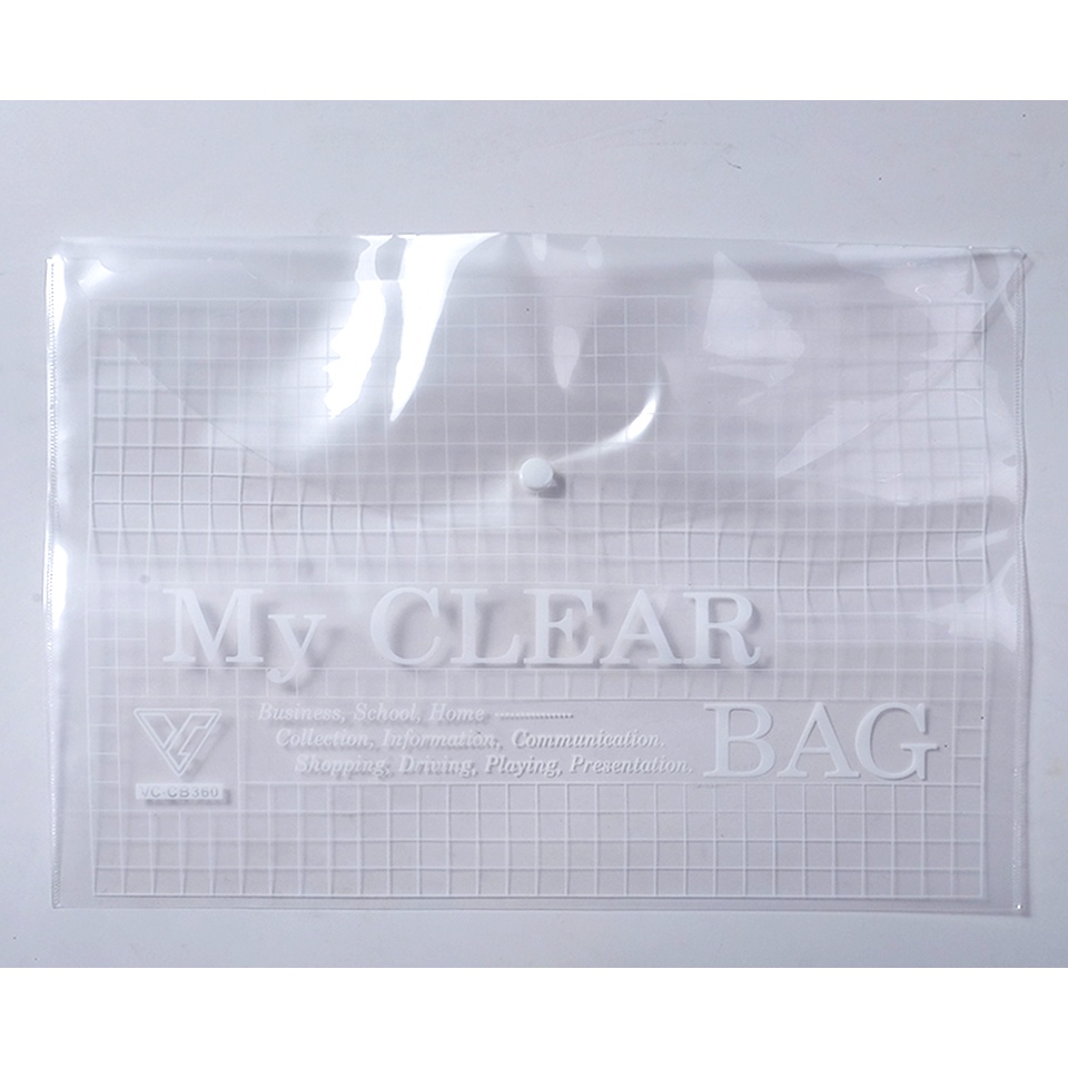 [1 cái] Bìa nút My Clear A4 hoặc F4. Vi Tính Quốc Duy