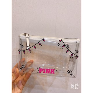Túi đựng mỹ phẩm mini Victoria Secret plastic bag