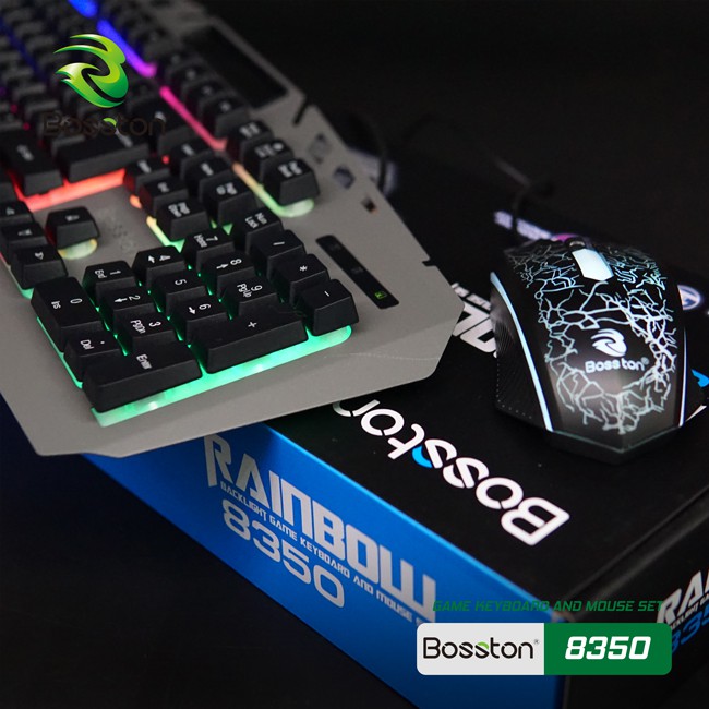 Combo bàn phím chuột gaming Bosston 8350