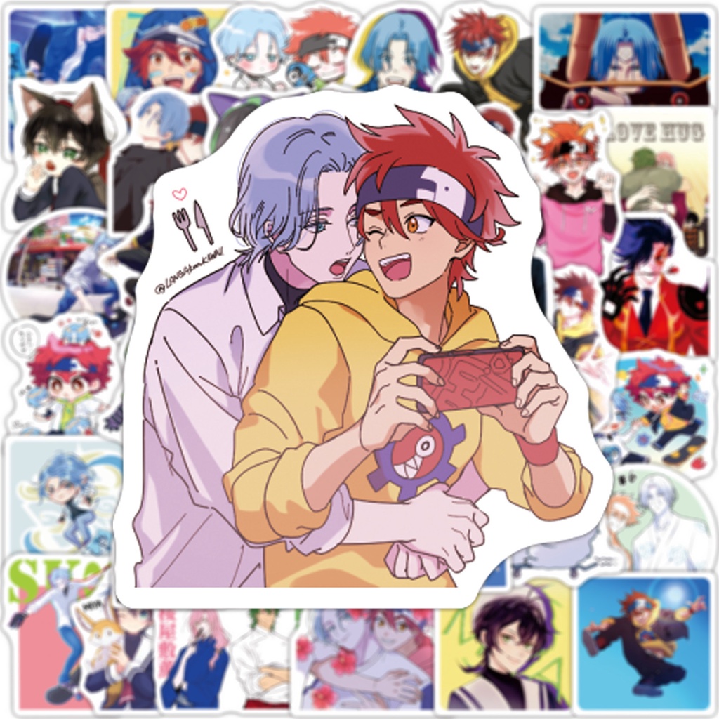 ❉ SK8 the Infinity Series 03 - Anime SK∞ S Langa Hasegawa Stickers ❉ 50Pcs/Set DIY Fashion Mixed Waterproof Doodle Decals Stickers