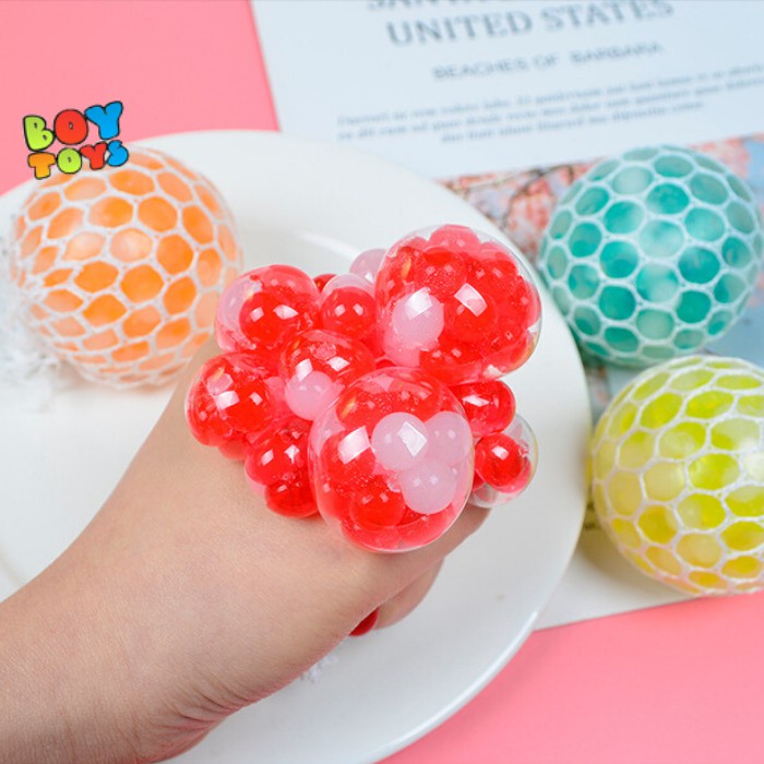 Đồ chơi mềm dẻo Squishy Mochi hoa quả dễ thương, xả stress giải tỏa căng thẳng
