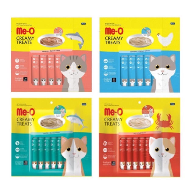 ME-O CREAMY TREATS SÚP THƯỞNG CHO MÈO 15G