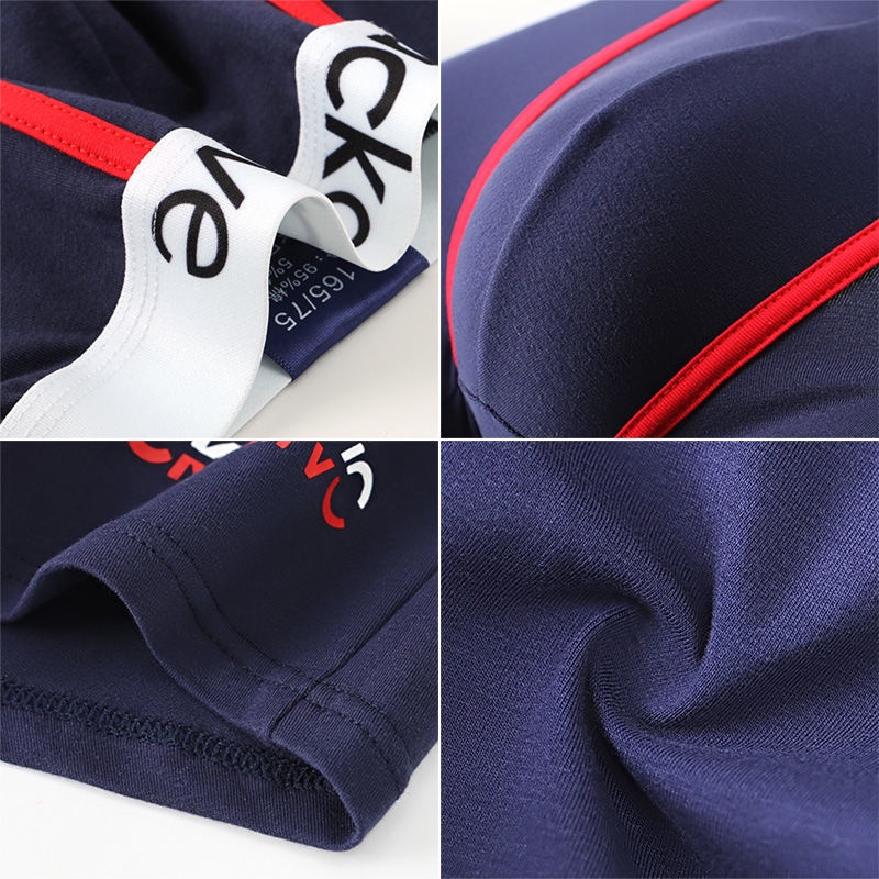 KINGDAFA Bộ 3 Quần Lót boxer cotton Thoáng Khí Phong Cách Thể Thao Thời Trang Cho Nam  , quần lót nam , quần sịp boxer , quần lót nam cao cấp , boxer nam