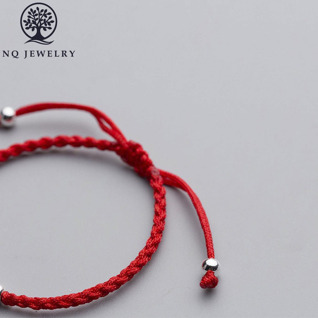 Vòng thắt dây đỏ chú voi nhỏ - NQ Jewelry