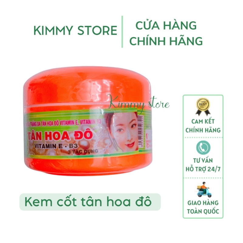 Lẻ hủ 180g tân hoa đô màu đỏ kem