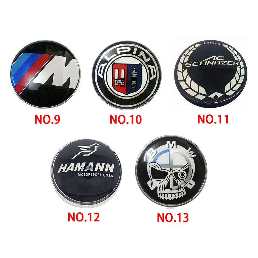 Miếng Dán Chữ B 82mm Cho Xe Hơi Bmw X1 X3 X5 X6 1 3 5 7 Series