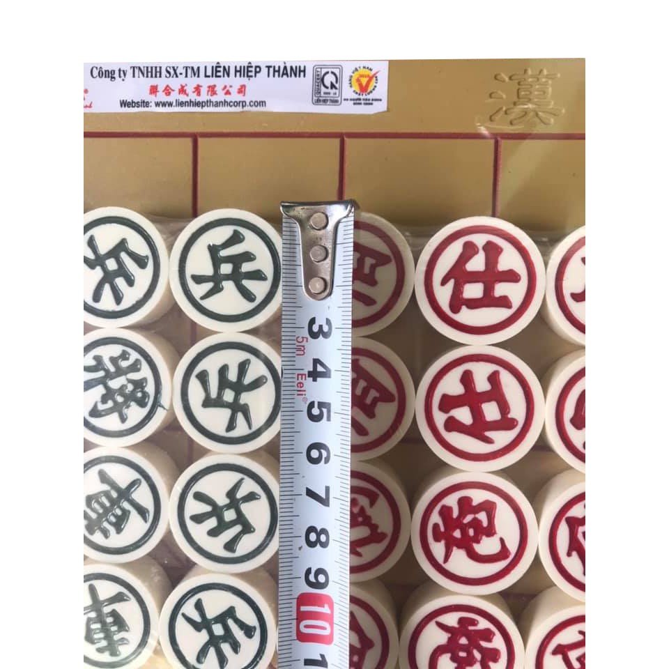 Bàn Cờ Tướng cao cấp Liên Hiệp Thành Lớn 40cm x 36cm.  Quân Cờ 3cm