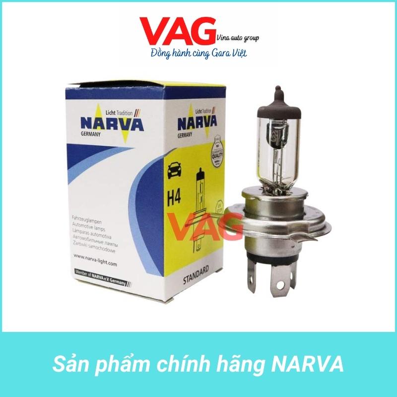 [Chính hãng] Bóng đèn pha H4 NARVA 12V 60/55W chính hãng của Đức