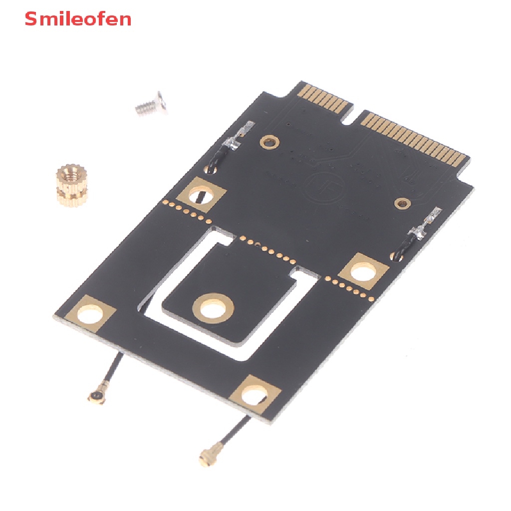 Bộ Chuyển Đổi PCI-E (Smileofen) M.2 NGFF Sang Mini PCI-E (PCIe + USB) Cho Wifi Bluetooth Không Dây Wlan Mới