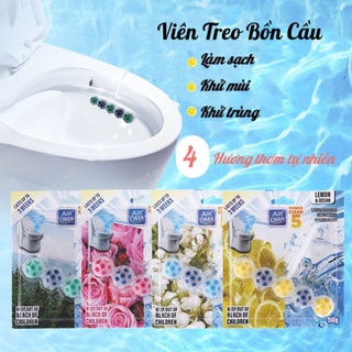  Viên treo bồn cầu VIM Power Clean 5 khử mùi nhà vệ sinh thơm bồn cầu 50g CozyBin