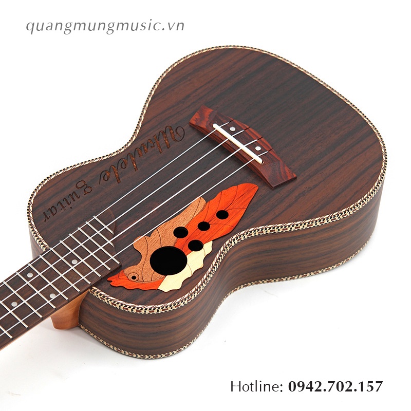 Ukulele 23 inch Cao Cấp - Ukulele Đẹp Chất Lượng + Full phụ kiện