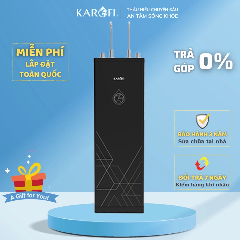 Máy lọc nước nóng nguội 10 lõi lọc Smax Karofi KAH-D10 - Bảo hành 36 tháng